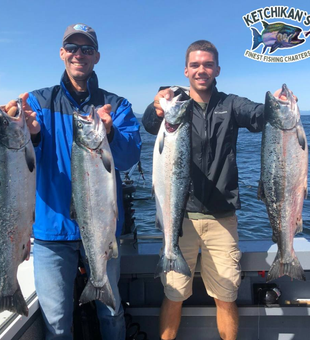 Salmon Fishing bliss in Ketchikan